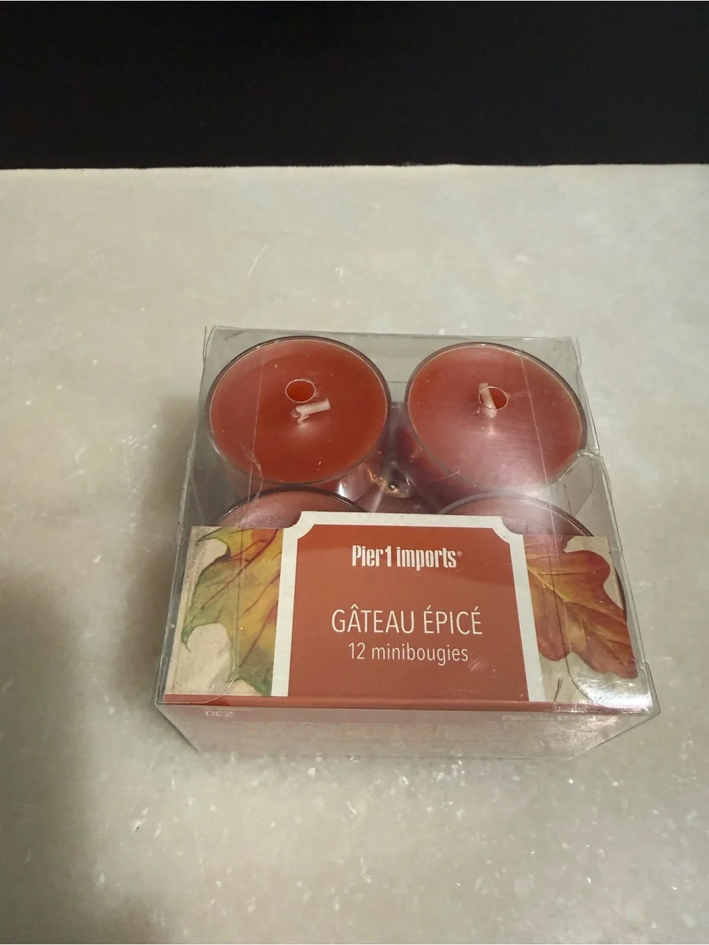 Pier 1 Lot of 11 Spiced Cake Tea Light Candles